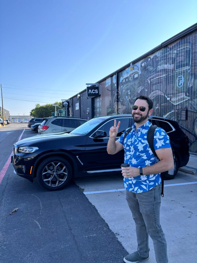 Daniel J. Gonzalez on his first day at Allen Control Systems